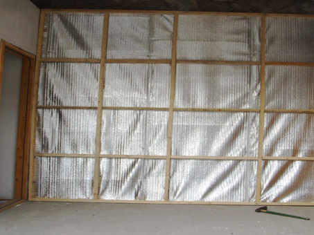 Стена фасад утепление помещений теплоизоляция изоляция шумоизоляция Фольгопласт